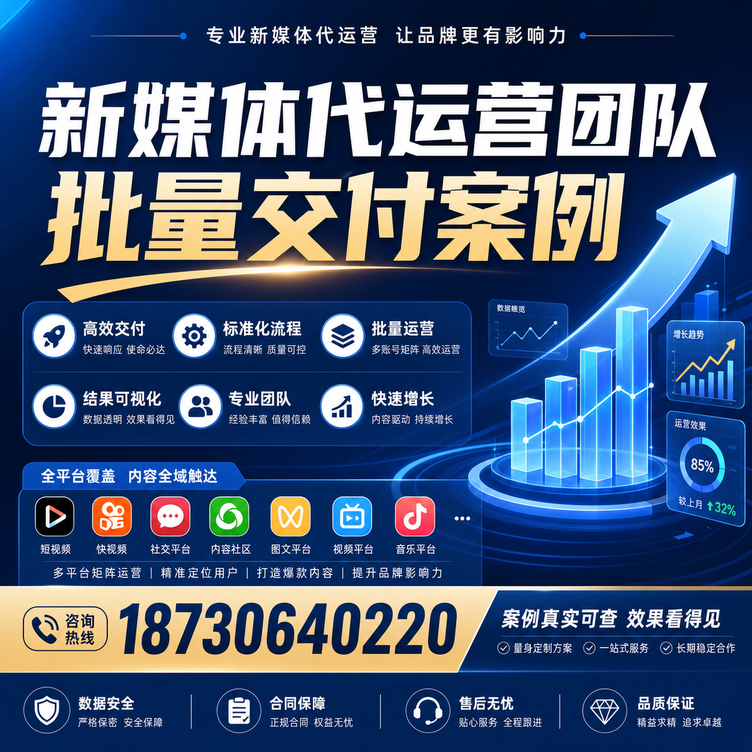 大同代运营公司多客户账号批量高效交付案例